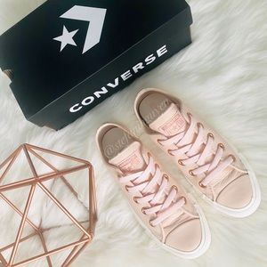 grey suede converse high tops with rose gold